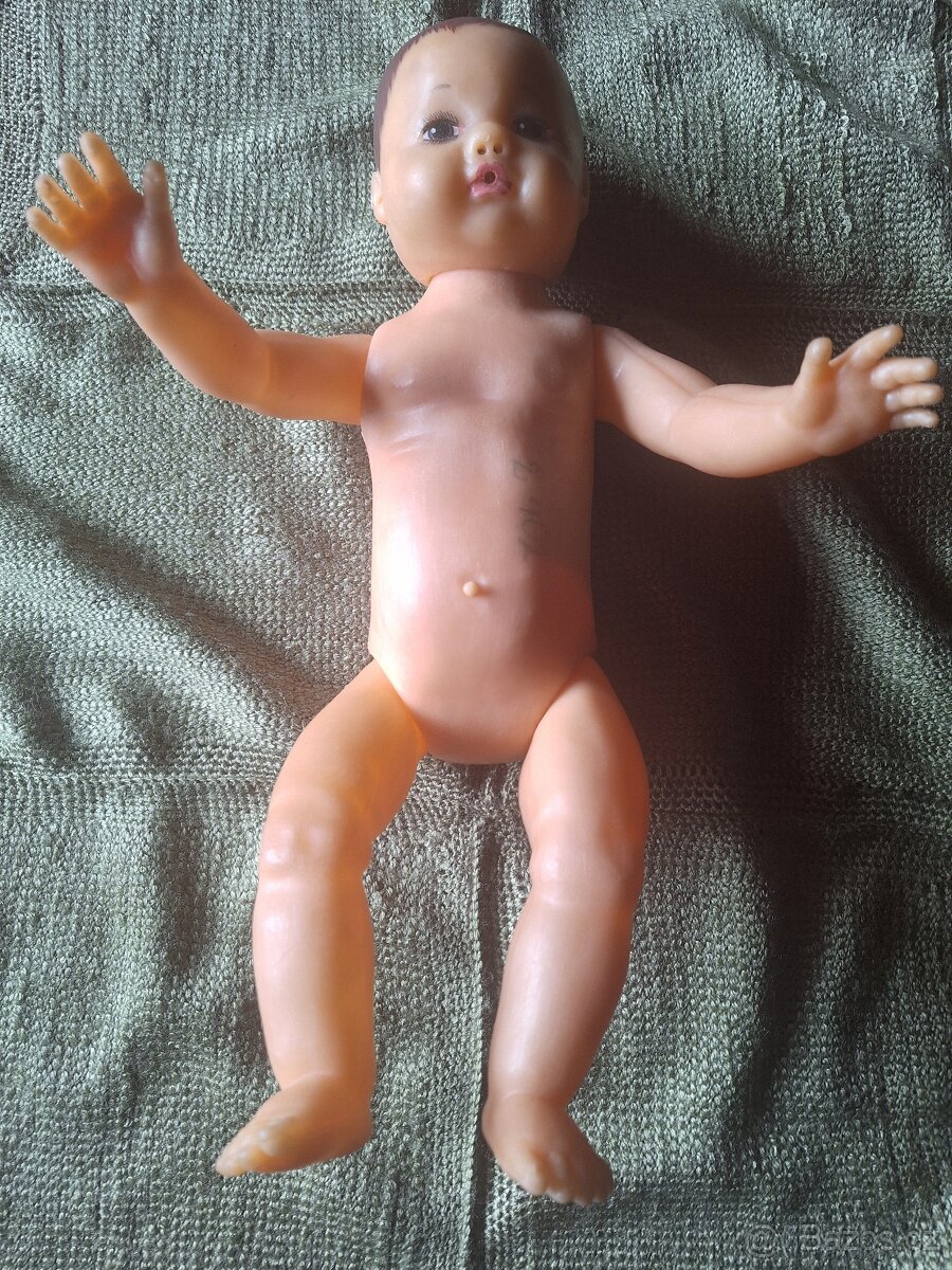 Retro výuková panenka miminko - 7
