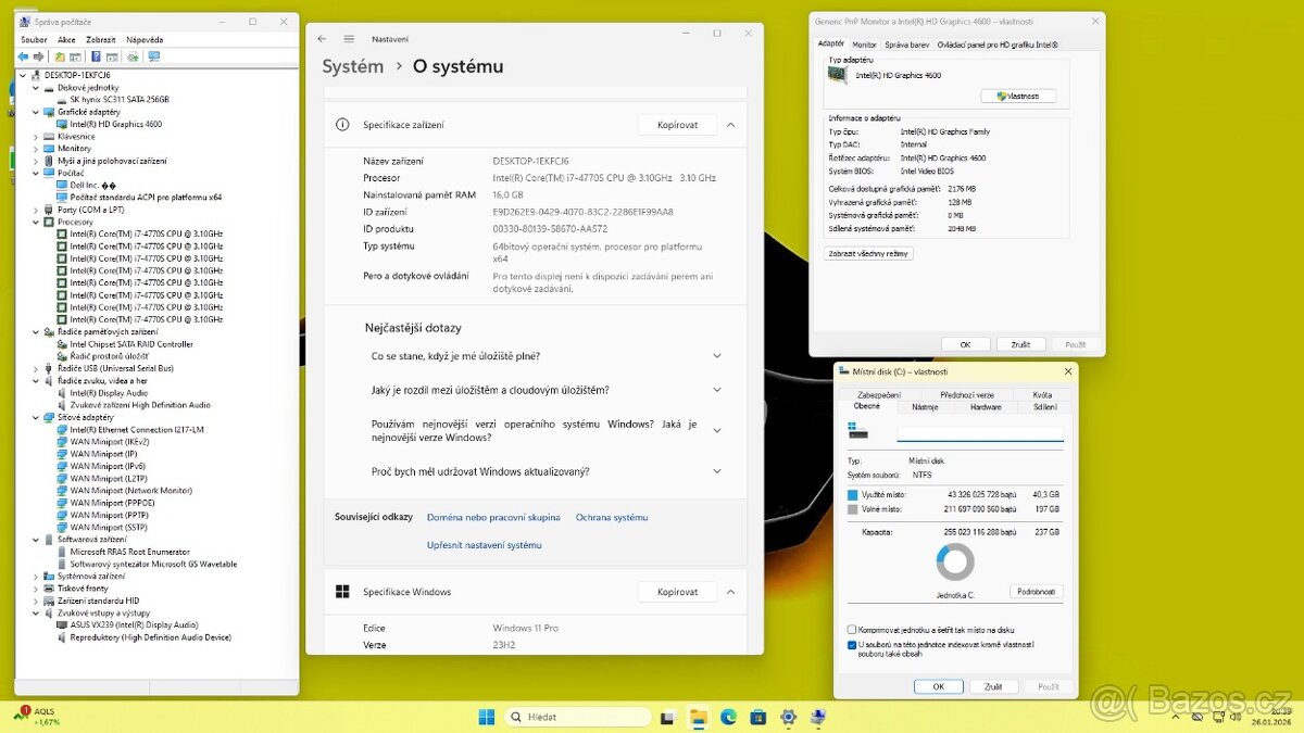 DELL OPTIPLEX XE2 /i7-4770/16GB/SSD256GB/WIN11/ZÁRUKA - 7