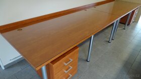 Kancelářský stůl 470 x 110 cm s 2 kontejnery - 7