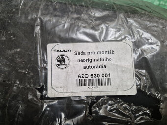 sada pro montáž neoriginálního rádia Škoda YETI - 7