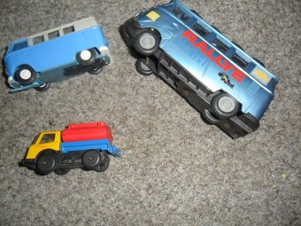 retro kostky, domino, auto lego, autíčka, figurky, duplo - 7