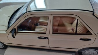 Norev 1/18 Mercedes 190E 1984 beige limit 200 ks - 7