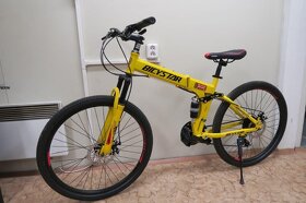 Prodám skládací celoodpružené horské kolo bicystar - 7