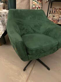 Otočné retro křeslo po kompletní renovaci. - 7