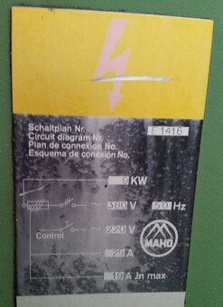 Frézka MH 500 C - na náhradní díly (7085.) - 7