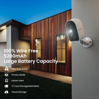 Venkovní bezdrátová WiFi kamera Galayou R2 Pro - 7