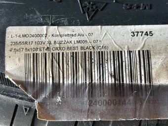 Ford Kuga ,Ford S Max, 235/55/17 103 V nová zimní sada - 7