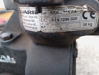 Vari bubnová sekačka samson 56,převodovka DSK-316 PA - 7