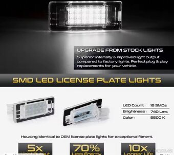 LED podsvetleni SPZ Renault - 7