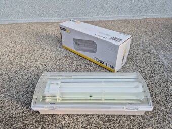 Přisazené nouzové světlo s baterií, IP65, Panlux Fenix 11W, - 7