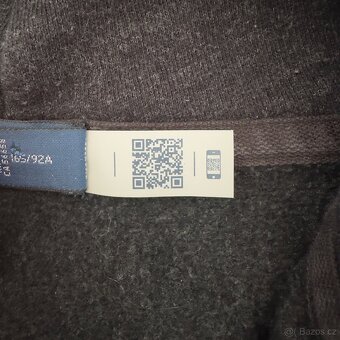 Ralph Lauren Polo černošedá mikina s kapucí | vel. M - 7