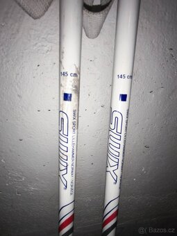 sada běžky Atomic+ hůlky Swix + boty Madshus - 7