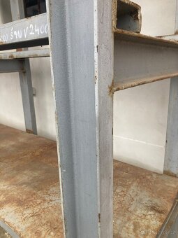 Masivní ocelové regály z U profilů - 7