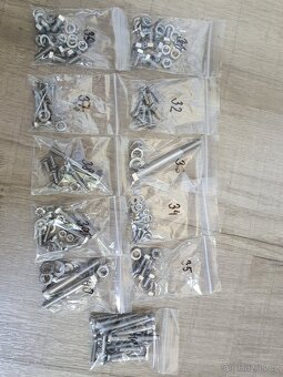 Jawa 50 pionýr sada nerezových šroubů 550, 555, 20, 21, 23 - 7