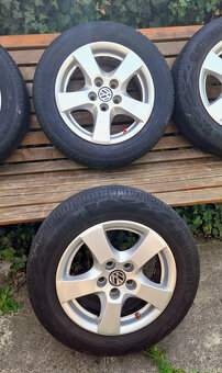 Sada alu kol vw + letní pneu Continental 185/60 R14 82T - 7