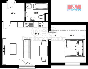 Prodej bytu 2+kk, 52 m², Nýrsko - 7