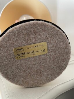 Křišťálová stolní lampa, český výrobce DBK GLASS - 7