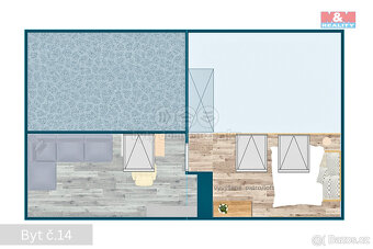 Prodej bytu 3+kk, 87 m², Žleby - 7