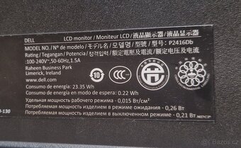 24" 2k LCD monitor Dell P2416D, 2560x1440 - 7