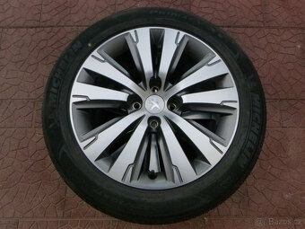 Letní sada alu originál Peugeot 3008 4x108 7,5Jx17 ET29 TPMS - 7
