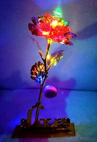 Svítící růže, dárek - 7