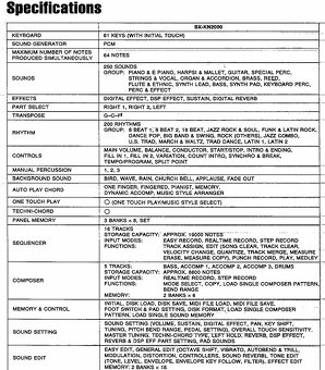 Klávesy TECHNICS KN2000 (workstation) - 7