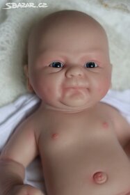 Roztomilé silikonové miminko chlapeček 36cm - 7