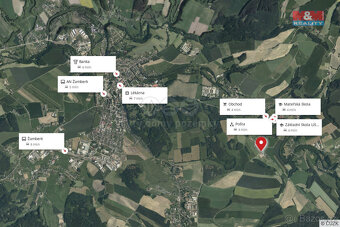Prodej komerčního pozemku, 3187 m², Líšnice - 7