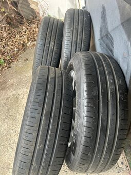 Alu kola r15 5x112 z Octavie 2 s letními pneu - 7