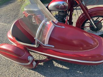 Jawa 250/353+side Velorex r.v. 1960 - 7