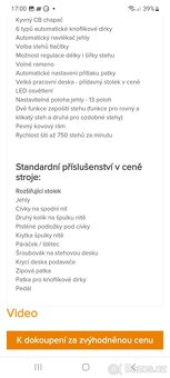Šicí stroj Singer Brilliance - 7