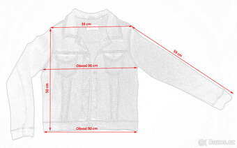 Dámská džínová bunda M - jako nová - 7