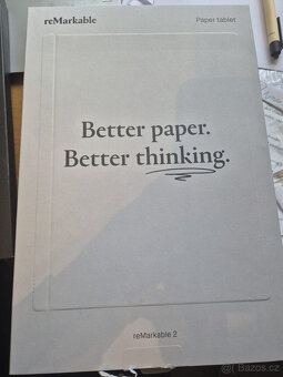 reMarkable 2 + pero + kožené pouzdro –  perfektní stav - 7