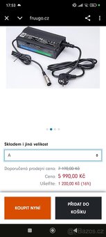 Cestovní nabíječka baterií elektrických vozíků, skútrů a ele - 7
