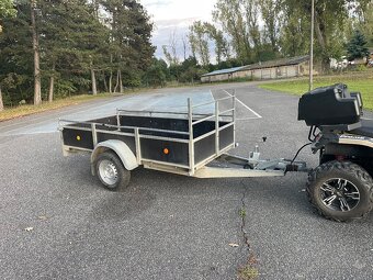 Bržděný přívěs Hapert 1000 kg, 130x250 cm, nová stk - 7