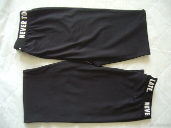 Prodám dvoje černé dívčí legíny - 7