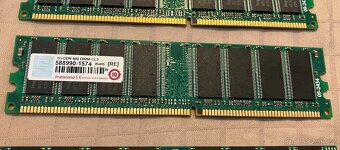 Paměti RAM do PC, typu DDR, DDR2 a DDR3, uvedená cena je za - 7