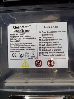 ROBOTICKÝ VYSAVAČ CleanMate - 7