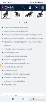 Polohovací invalidní vozík - 7