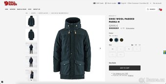 Zateplená párka Fjallraven Singi Wool Padded Parka M - 7