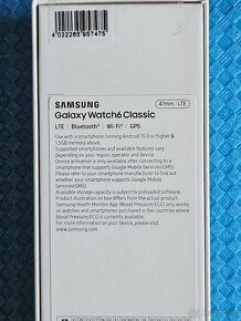 Samsung Galaxy Watch6 Watch 6 Classic 47mm LTE Silver ROZBAL - 7
