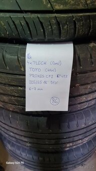 OPEL SEDA PLECH KOL 205/55/16 91V ET47,5 LETNÍ - Č 86 - 7