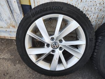 17"zimní alu sada Gavia 5x112 origo Golf 8 Touran Caddy - 7