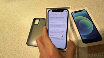 IPhone 12mini 64GB modrý, 86%, top stav - 7