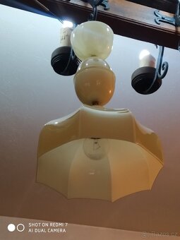 Stará starožitná celoskleněná Art Deco stahovačka stahovací - 7