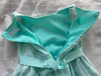 Společenské šaty vel. 122, barva mint - 7