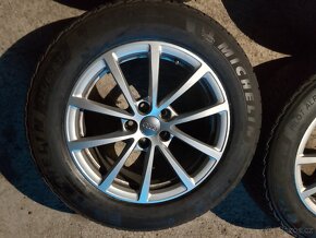 ALU Audi A6 Originál 7,5x17 5x112 ET36+zimní pneu 225/60/17 - 7