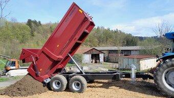 Traktorový návěs,Vlek za Traktor,Vlečka,Přívěs,Dumper 10t - 7