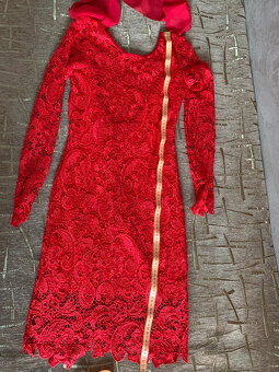 Krajkové šaty večerní, vel.M - 7