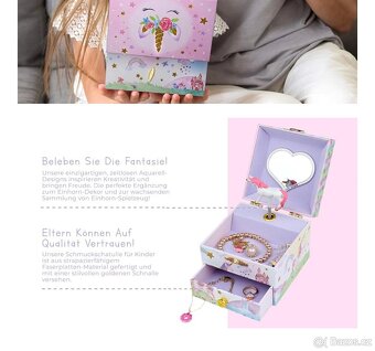 Hrací šperkovnice pro dívky - 7